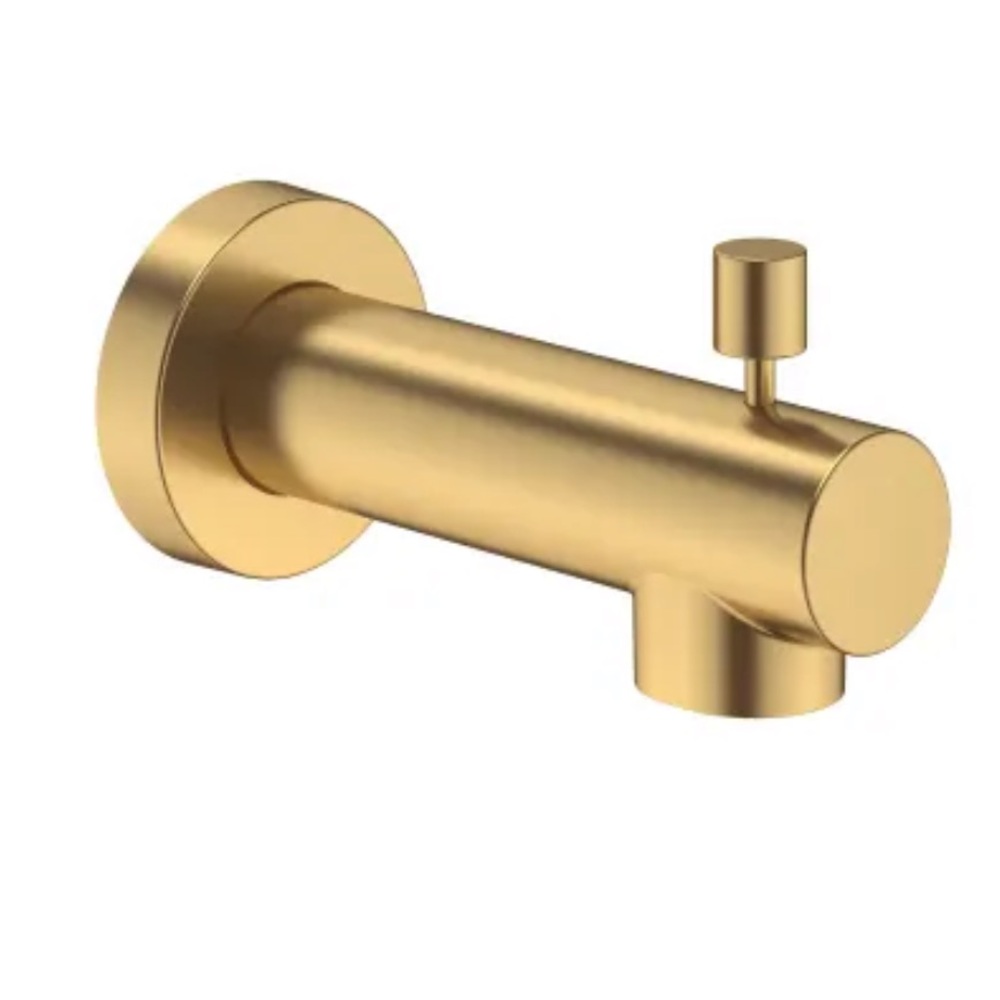 Grohe Concetto 5” Wall Mounted Tub Spout Brushed Cool Sunrise